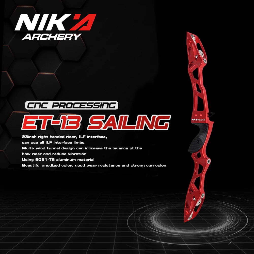 Nika - ET-13 Sailing 23inch ILF Recurve Riser RH only