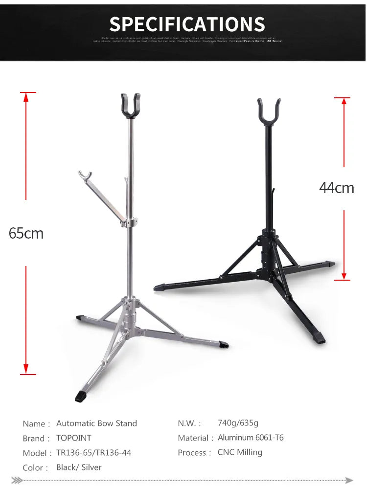 TOPOINT - Automatic Bow Stand - Tall/Short (顶点 - 弓架)