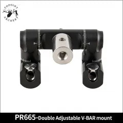 TOPOINT - Double Adjustable V Bar Mount PR665 (顶点 -可调节V座)