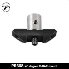 TOPOINT - 40 Degree Single un-adjustable V Bar Mount PR608 (顶点 -V座)