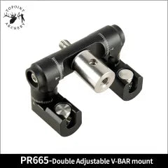 TOPOINT - Double Adjustable V Bar Mount PR665 (顶点 -可调节V座)